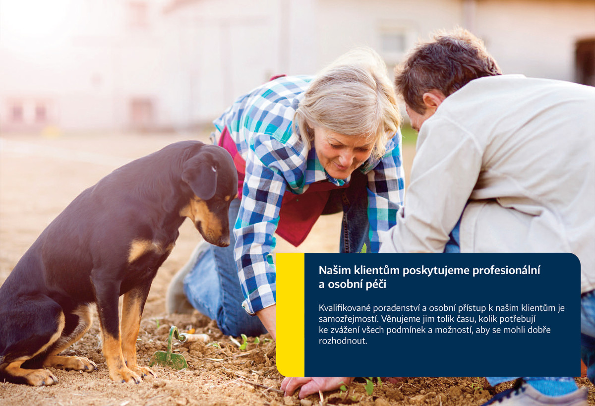 Našim klientům poskytujeme profesionální a osobní péči