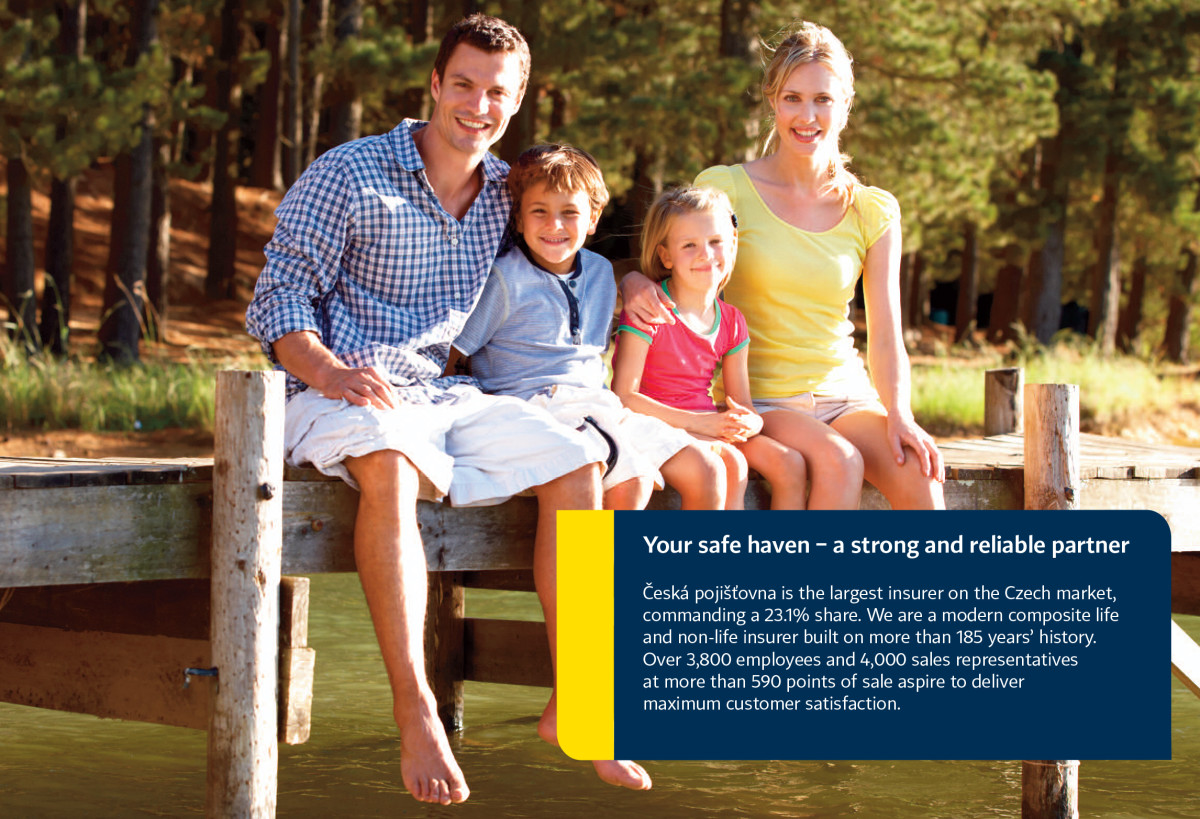 Your safe haven – a strong and reliable partner Česká pojišťovna