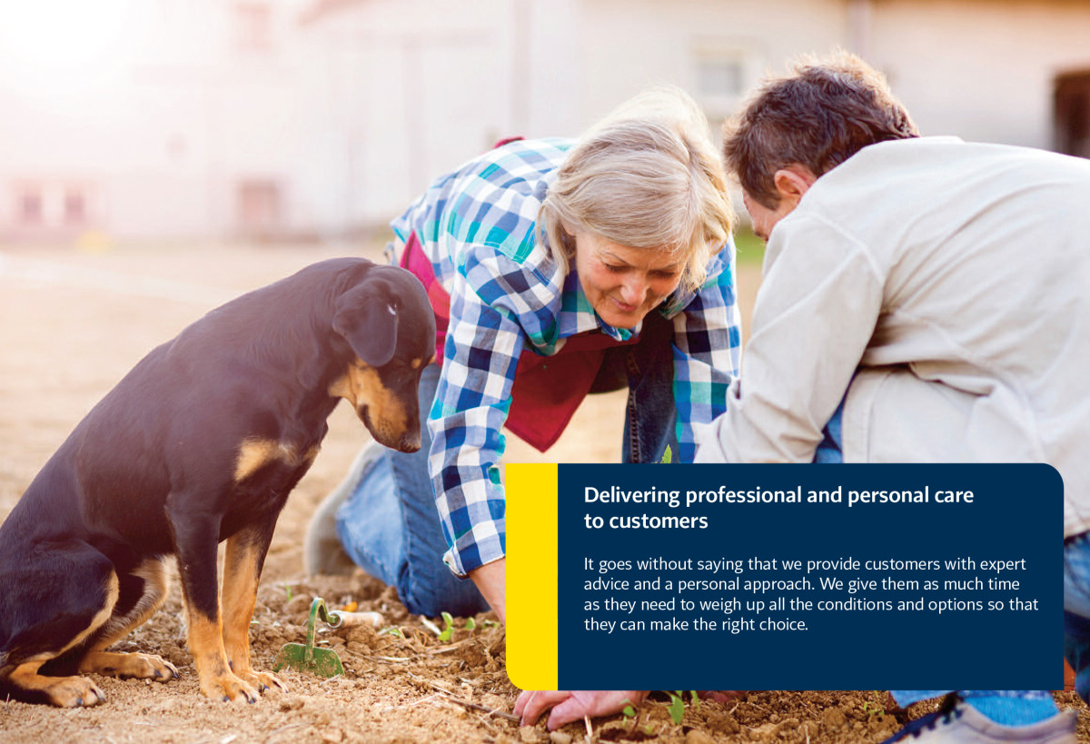 Delivering professional and personal care to customers